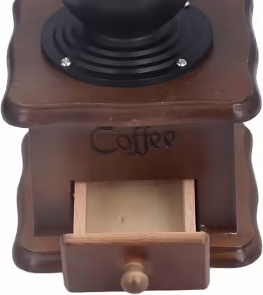 Manual Coffee Grinder, Vintage Espresso Grinder with Hand Crank Portable Coffee Mill Retro Hand Coffee Grinder with Infinite Adjustment, for Coffee Espresso