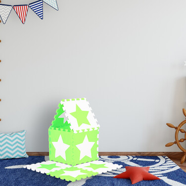 Relaxdays Puzzle Mat Stars