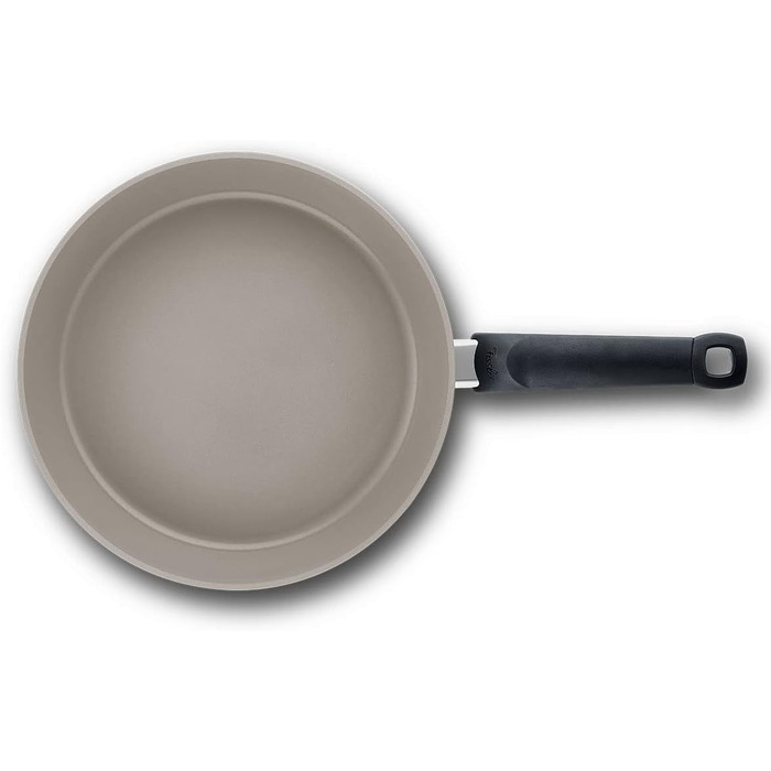 Сковорода Fissler Ceratal Comfort алюмінієва з керамічним покриттям 28 см сіра, без PFAS/PTFE, для індукційних плит