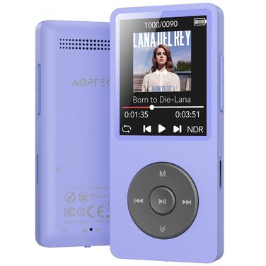 MP3 плеєр AGPTEK 32GB Bluetooth 5.3, 1.8