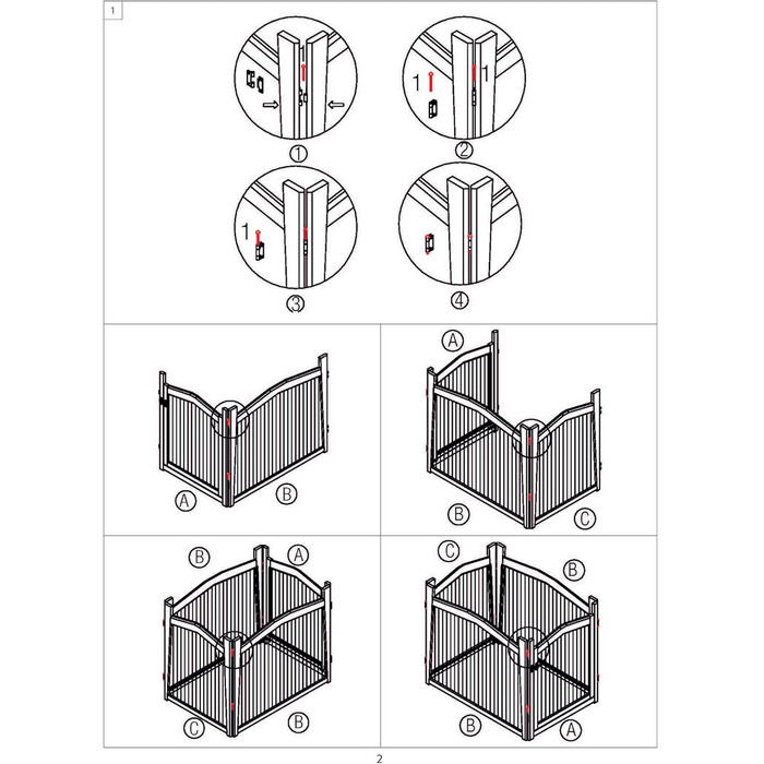 Дерев'яний вольєр для собак Dobar® розмір M з функцією столу - вольєр-будка для собак, 83 x 55 x 59 см, білий (коричневий, L 101 x B 71 x H 80 см)