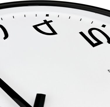 Plumeet 40.6cm Extra Large Wall Clock, Non-Ticking Silent Quartz Decorative Clocks, Modern Style Good for Living Room, Kitchen, Living Room, Bedroom, Office, Large 3D Number Display (White)