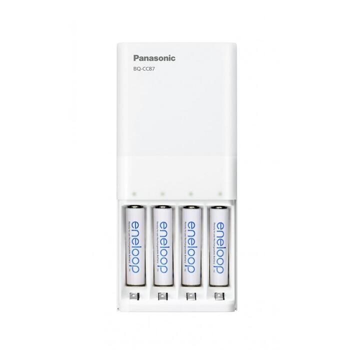 Зарядний пристрій Eneloop USB з функцією Power Bank BQ-CC87 + 4 акумулятори AA