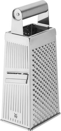 Тёрка кухонна WMF Gourmet Vierkantreibe, нержавіюча сталь, 4 поверхні, 8 x 24 см, Cromargan, для картоплі та овочів, придатна для миття в посудомийній машині