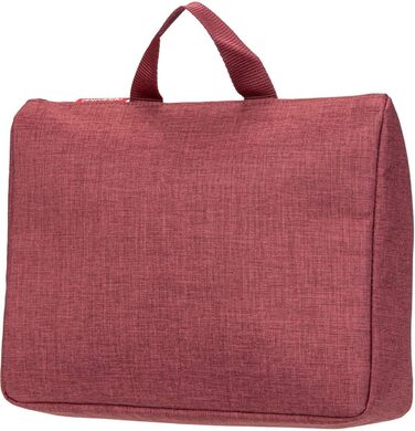 Сумка для туалетних аксесуарів Reisenthel Toiletbag XL Twist Maroon з гачком, водовідштовхувальне покриття