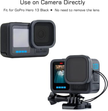 Фільтри для GoPro Hero 13: Набір ND/CPL для підводної зйомки (4 шт.)