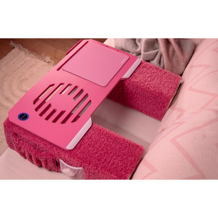 Підставка для ноутбука Couchmaster CYWORX - ергономічний стіл для дивану, софи та ліжка (рожевий)