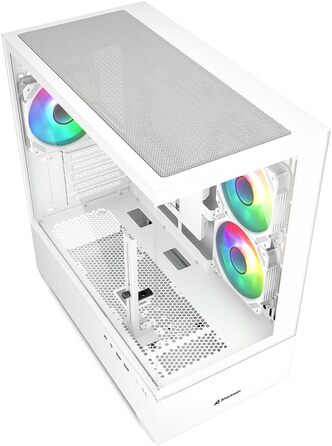 Sharkoon MK6 RGB корпус для ПК, Micro-ATX, білий