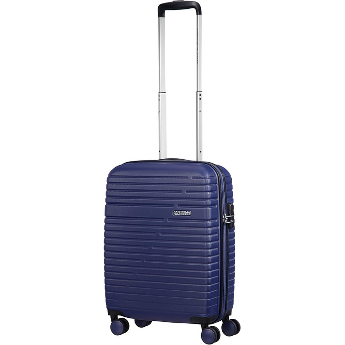 American Tourister Aero Racer Spinner 68 Expandable - 3.6 Kg Suitcase, 75.5 Liter, (Spinner 55, Nocturne Blue, 55 cm)