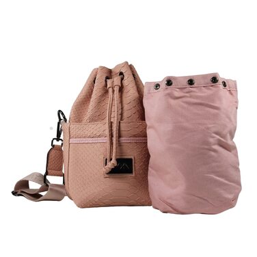 Мийка для собак MYXA Leckerliebeutel Gassitasche з відділенням для відходів, пральна, рожева