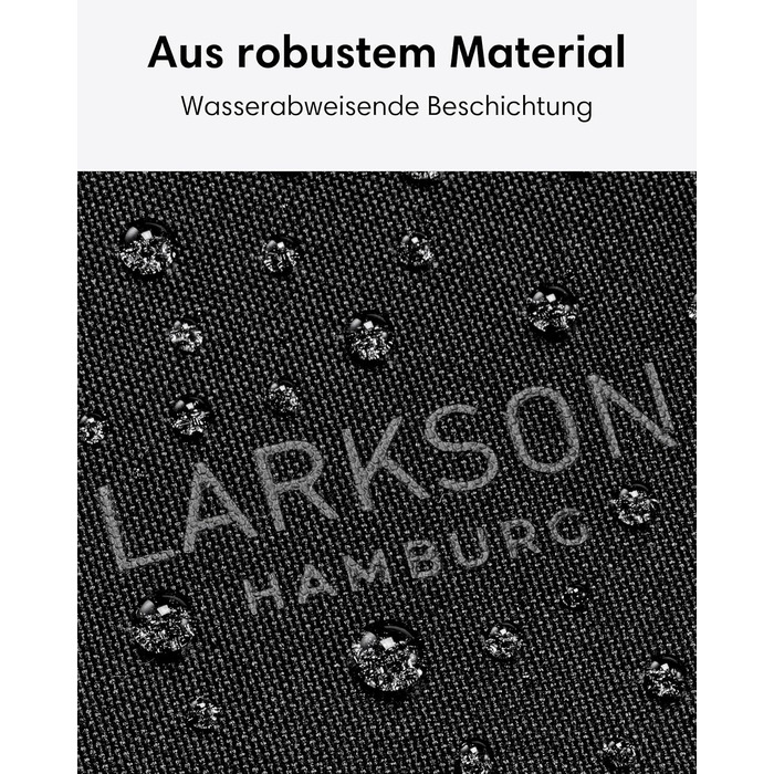 Сумка через плече LARKSON Solveig Medium чорна - Водовідштовхувальна напівмісячна сумка 6.5 л для жінок та чоловіків