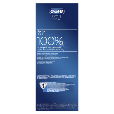 Електрична зубна щітка Oral-B PRO 1 750, чорна
