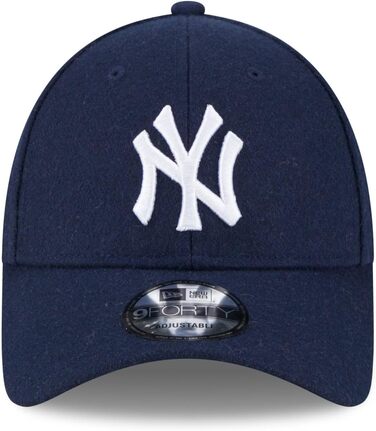 Кепка бейсболка New Era MLB Melton Wool 9Forty New York Yankees, синя