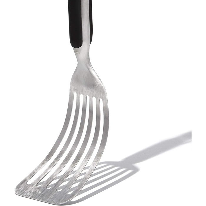 Набір OXO Good Grips для гриля: лопатка та щипці – нержавіюча сталь, 41 см та 47,5 см, безпечне миття в посудомийній машині
