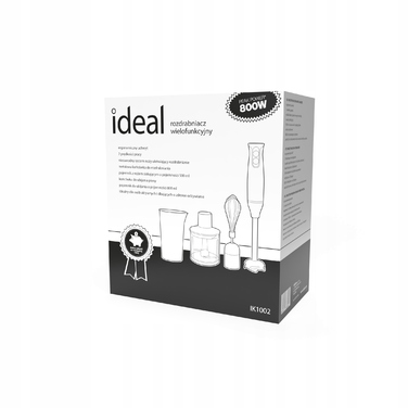 Ручний блендер IDEAL IK1002, 500 Вт, чорний