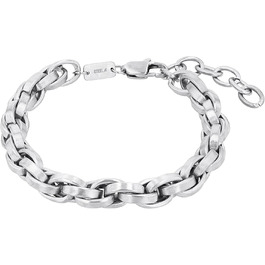 Браслет на руку s.Oliver для чоловіків, нержавіюча сталь, подарункова коробка, масивне срібло