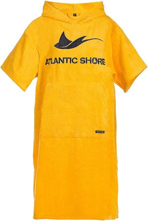 Пончо для серфінгу ATLANTIC SHORE з капюшоном, 100% бавовна, унісекс, для дорослих