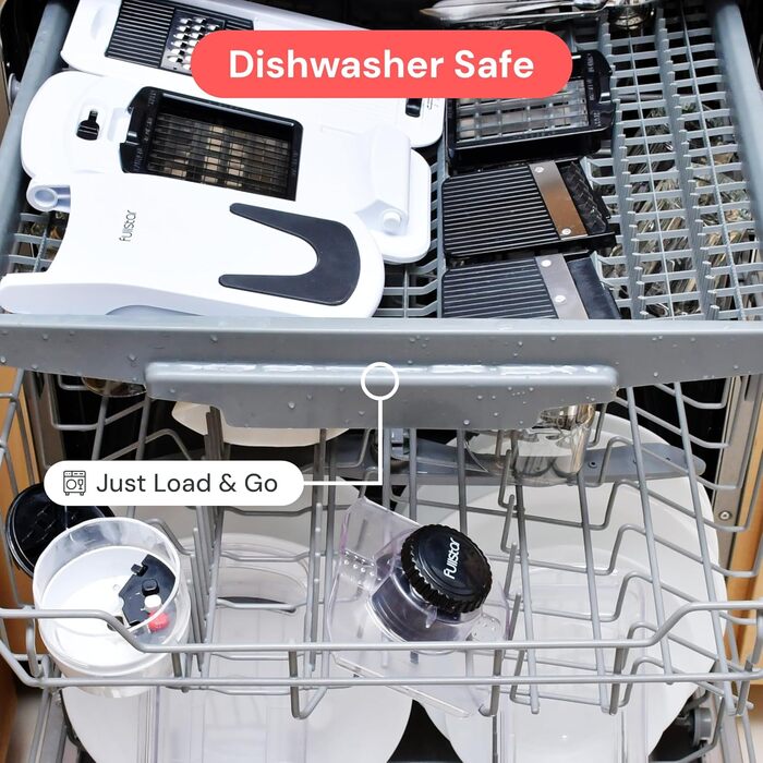 Набір для нарізки овочів Fullstar: слайсер, спіраль, тертка, кухонні прилади (чорний, все-в-1)