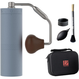 Кавомолка ручна 1Zpresso X-Ultra, чорна, з нержавіючої сталі, конічні жорна, регулювання помелу