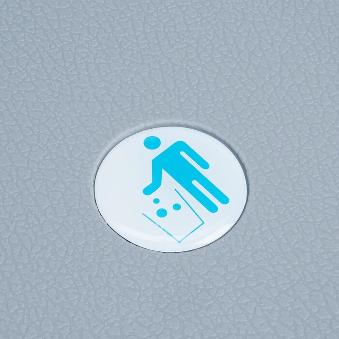 Вбудований відрізок для сміття Relaxdays для кухні, висувний, для під шафки, 15 л + 2x8 л, пластик, сірий