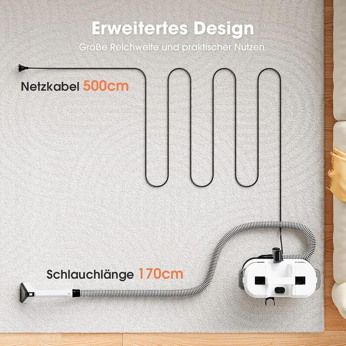 Многофункціональний мийкий пилосос для килимів, меблів та авто. Мийка килимів, диванів, оббивки. Потужний 450W мотор.
