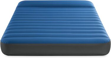Матрац для кемпінгу Intex TruAire Luxury: Fiber-Tech, ламінат, стійкий до проколів, USB-насос, 272.2 кг, повний розмір, блакитний