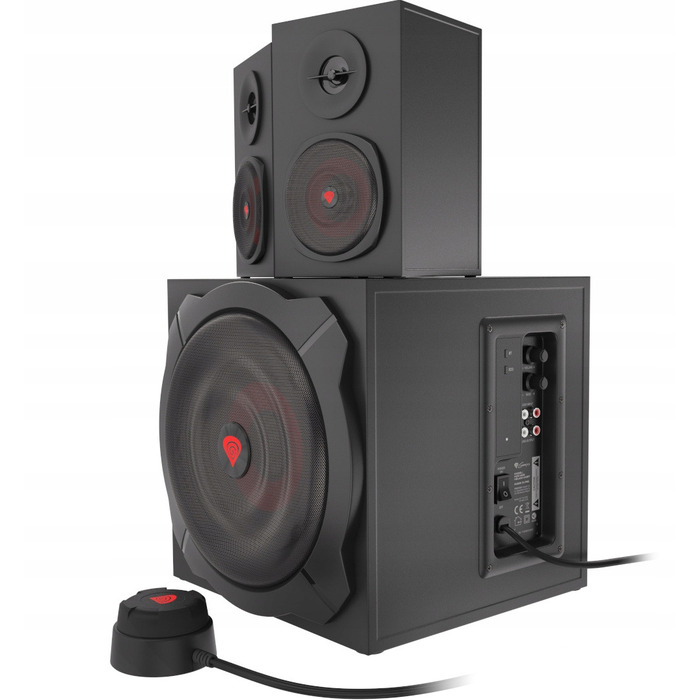 Акустична система 2.1 Genesis Helium 610BT, 60 Вт, чорна