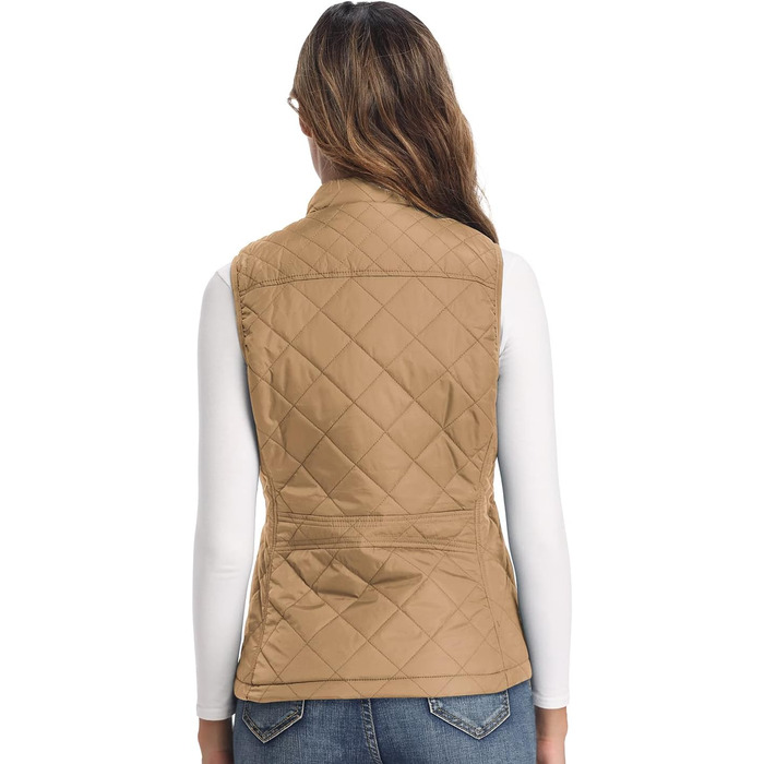 Жіноча куртка LONGKING: легка, тепла, з капюшоном, бежева (L)