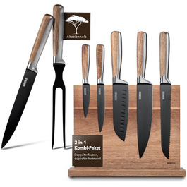 material: stainless steel carving set with ceramic coating