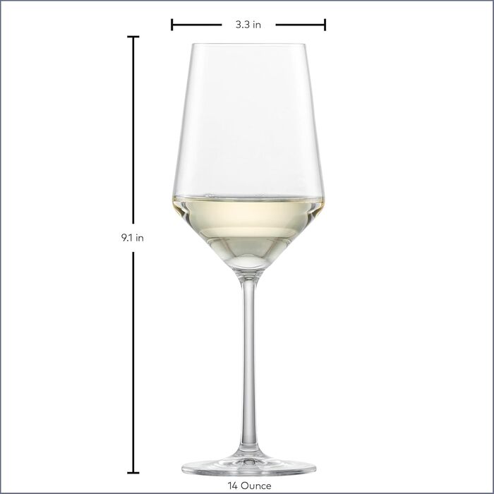 Schott Zwiesel Pure Wine Glass Set, Clear, 6-Piece