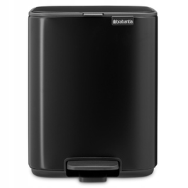 Сміттєвий кошик з педаллю BRABANTIA Bo, 7 л, матовий чорний