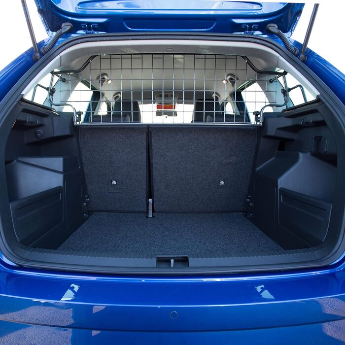 Сітка для собак Travall, сумісна зі Skoda Fabia Estate (2014-2021), сталева, для захисту багажника