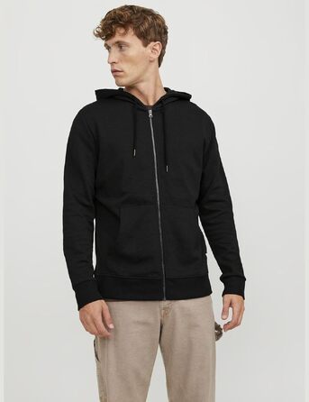 Чоловіча однотонна толстовка з капюшоном Jack & Jones