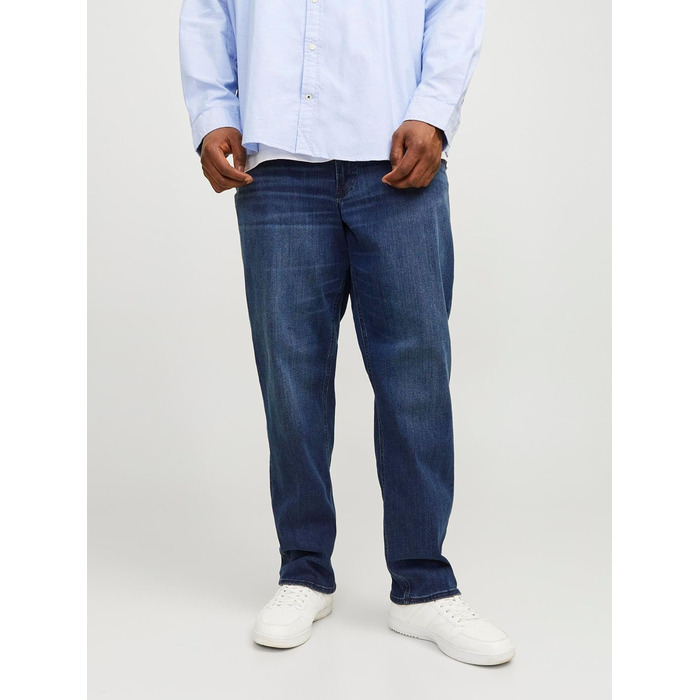 Джинси чоловічі JACK & JONES Jjiglenn Original AM 812 Noos PLS 44W/32L сині, денім