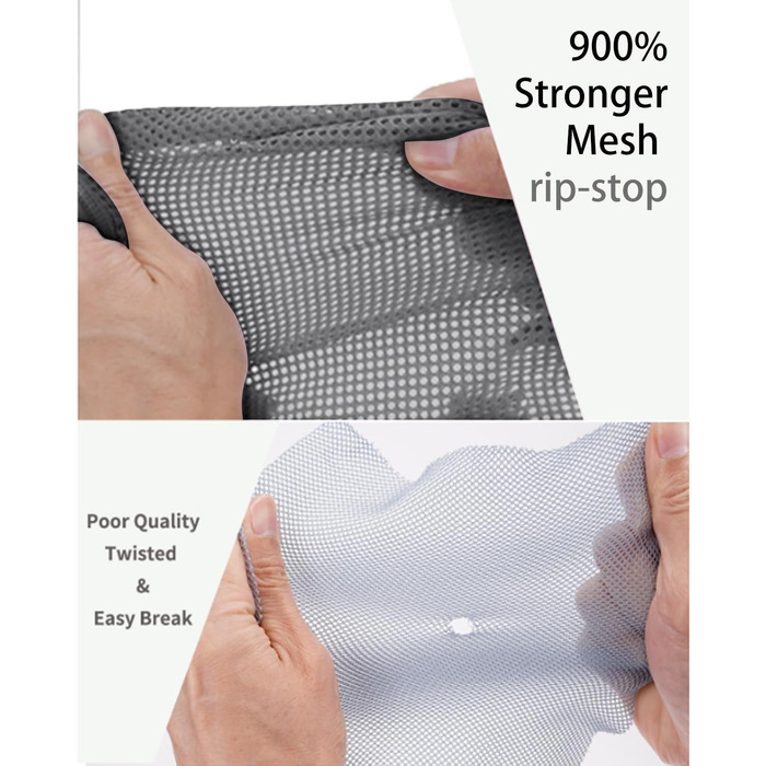 Органайзери для валізи ECOHUB, набір 6 шт. з ID-міткою, екологічні, дихаючі, для подорожей (зелений, темно-сірий)