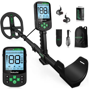 Металошукач Profi з водонепроникною котушкою 11'' DD, глибина виявлення 12''/30 см, висока чутливість до золота, 5 професійних режимів, Pinpoint для срібла