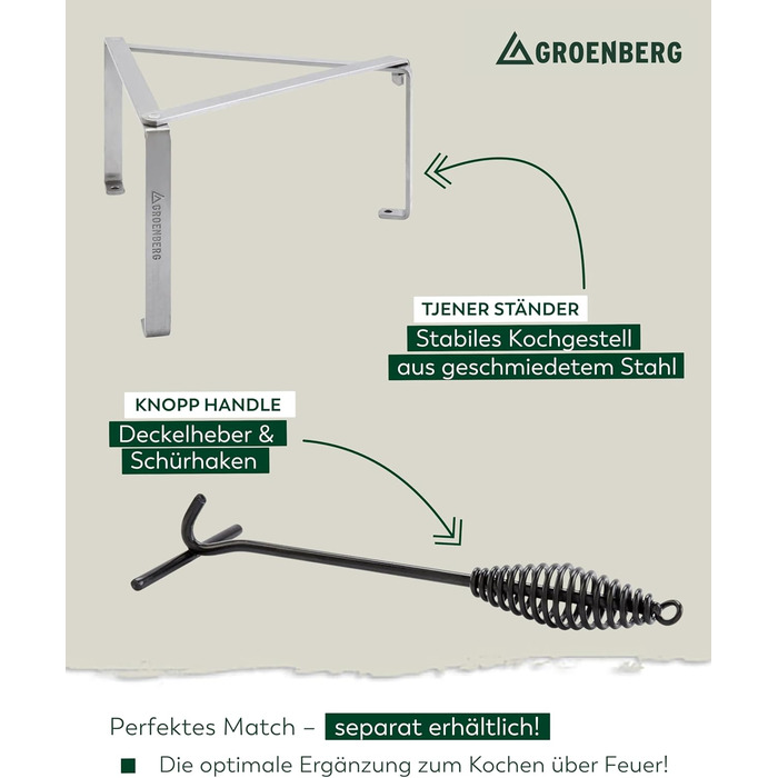 Чавунна сковорода-гриль Nabro квадратна 28 см з ручкою