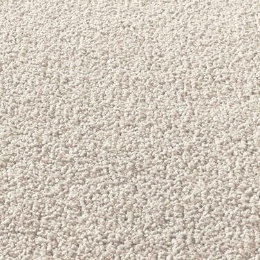 Килим Taracarpet з коротким ворсом, м'який, однотонний дизайнерський килим для дому, 160x220 см, кремовий/білий