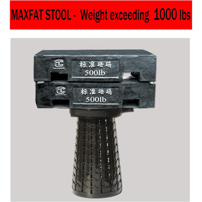 Зручний розкладний стілець Alevmoom з подушкою, телескопічний, для риболовлі та відпочинку на природі, чорний (50см, 450кг)