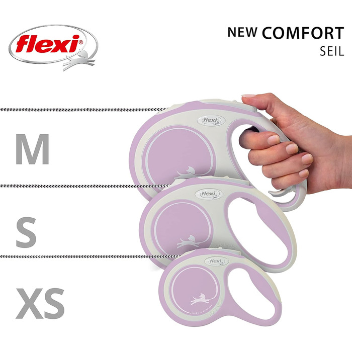 Рулетка вимірювальна Flexi Comfort S, 5 м, рожева