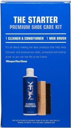 SHOE MGK Shoe Cleaning Set for cleaning sneakers, suede, mesh, leather, white, and canvas. An all-in-one sneaker cleaning set for all shoes!