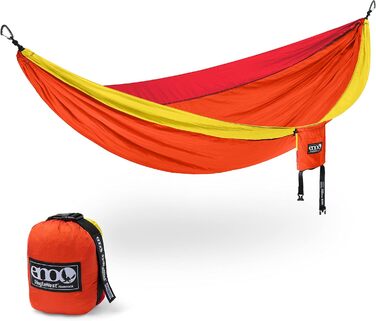 Гамак для кемпінгу ENO DoubleNest, 1-2 особи, спеціальне видання, кольори ATC Violett / Blaugrün (Sunshine)