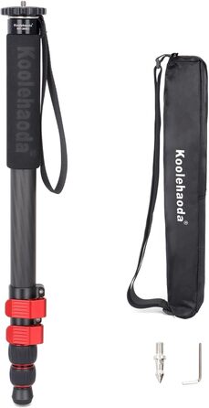 Штатив Koolehaoda для камери, карбонове фотоштатив, легкий та компактний для DSLR, Canon, Nikon, Sony, відеокамер