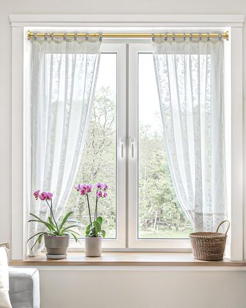 Телескопічна штанга для карнизів та душової кабіни без свердління, 79-195 см (Золотий)