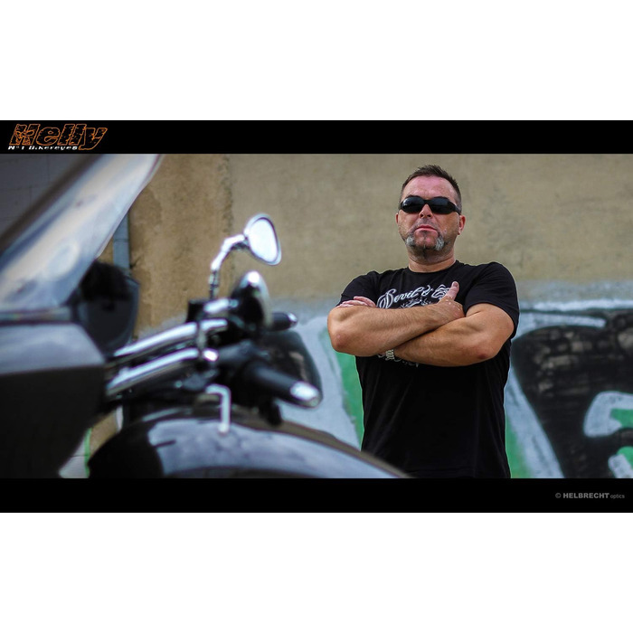 Мотоокуляри Helly No.1 Bikereyes i-cut – сонцезахисні, антизапотівальні, вітрозахисні, ударостійкі, для мотоциклістів