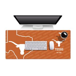 Килимок для миші та підкладка на стіл YouTheFan NCAA Texas Longhorns Logo Series