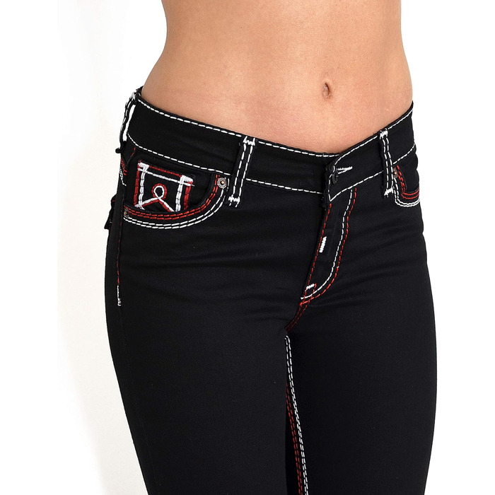 Жіночі джинси ESRA Straight Leg J755/J753, великі розміри, товсті шви