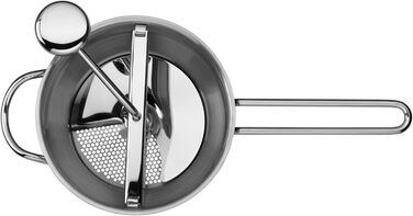 Прес для овочів і фруктів WMF Gourmet, 3 насадки, 19x11,5 см, нержавіюча сталь Cromargan, розбірний