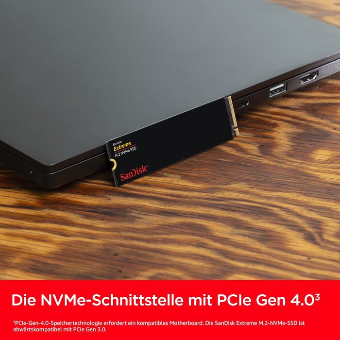 SSD SanDisk Extreme 2TB NVMe PCIe Gen 4.0 - Швидкий накопичувач для ПК