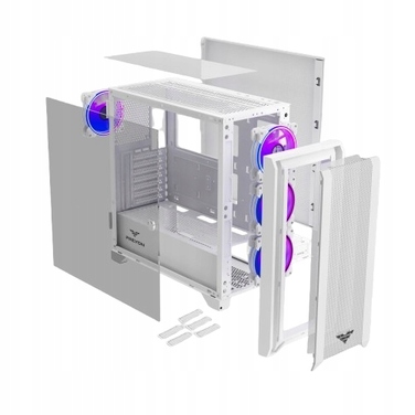 Корпус Preyon Nest Windy+ White Midi Tower, білий